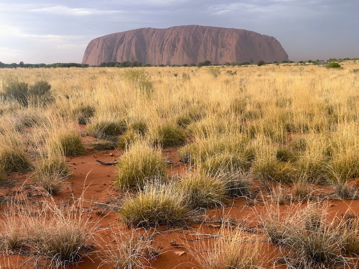 Ulura Rock in the Outback of Australia