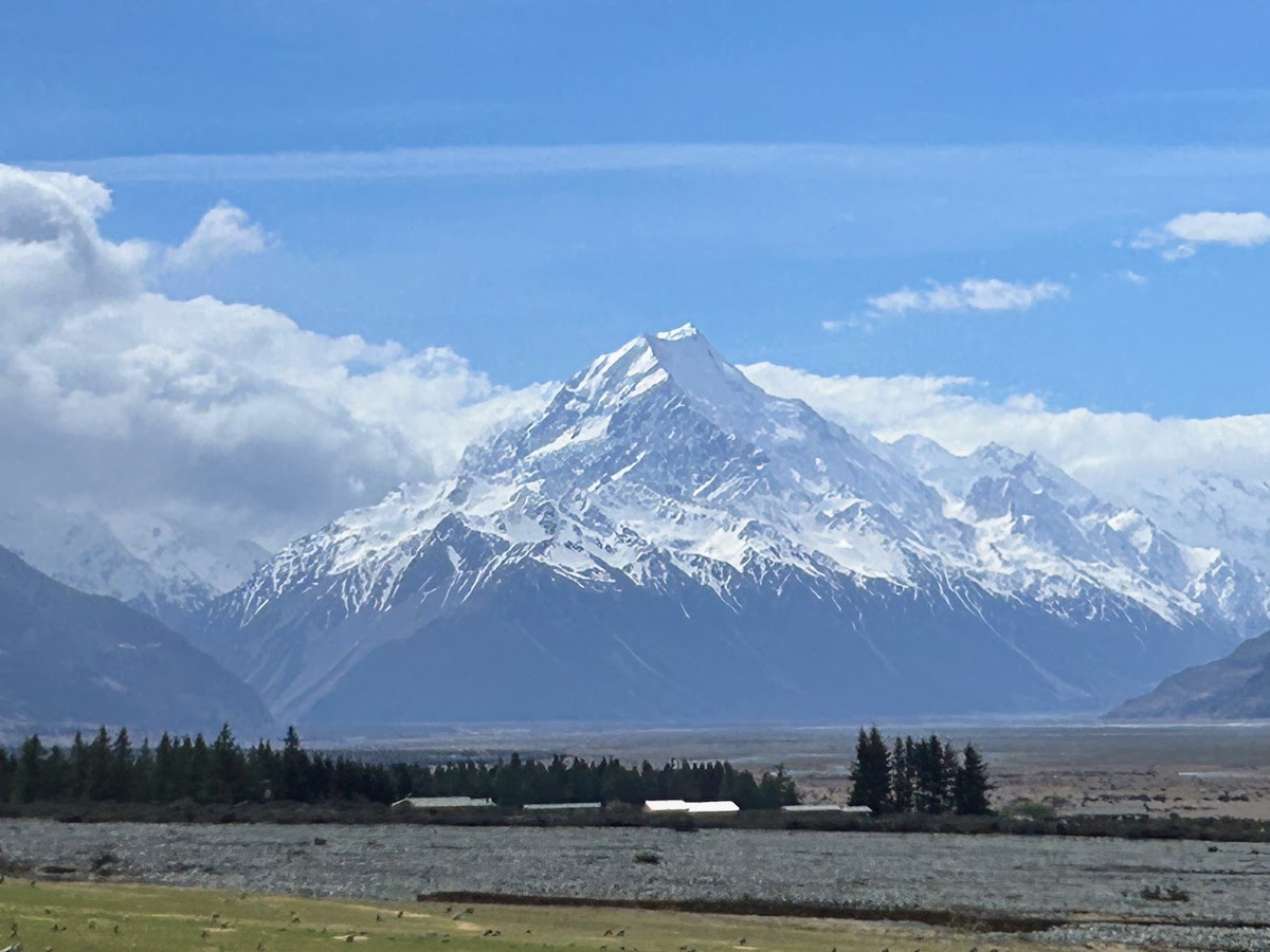 At 12,218 feet, Aoraki/Mt. Cook is the tallest peak in New Zealand.