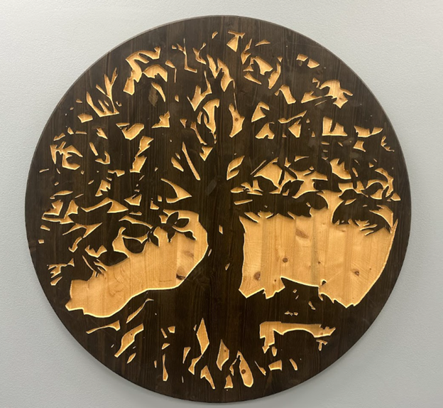 Jesus in a tree picture