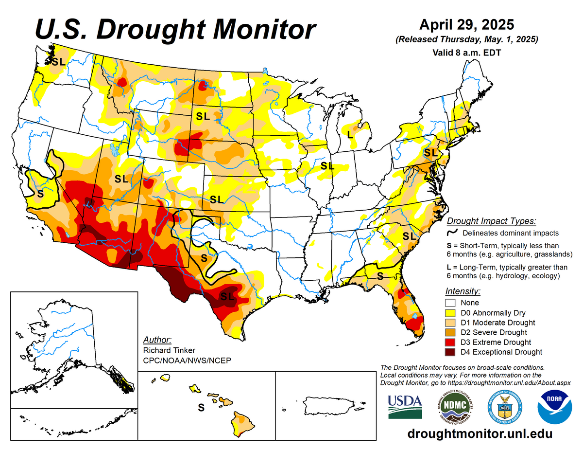 us drought monitor