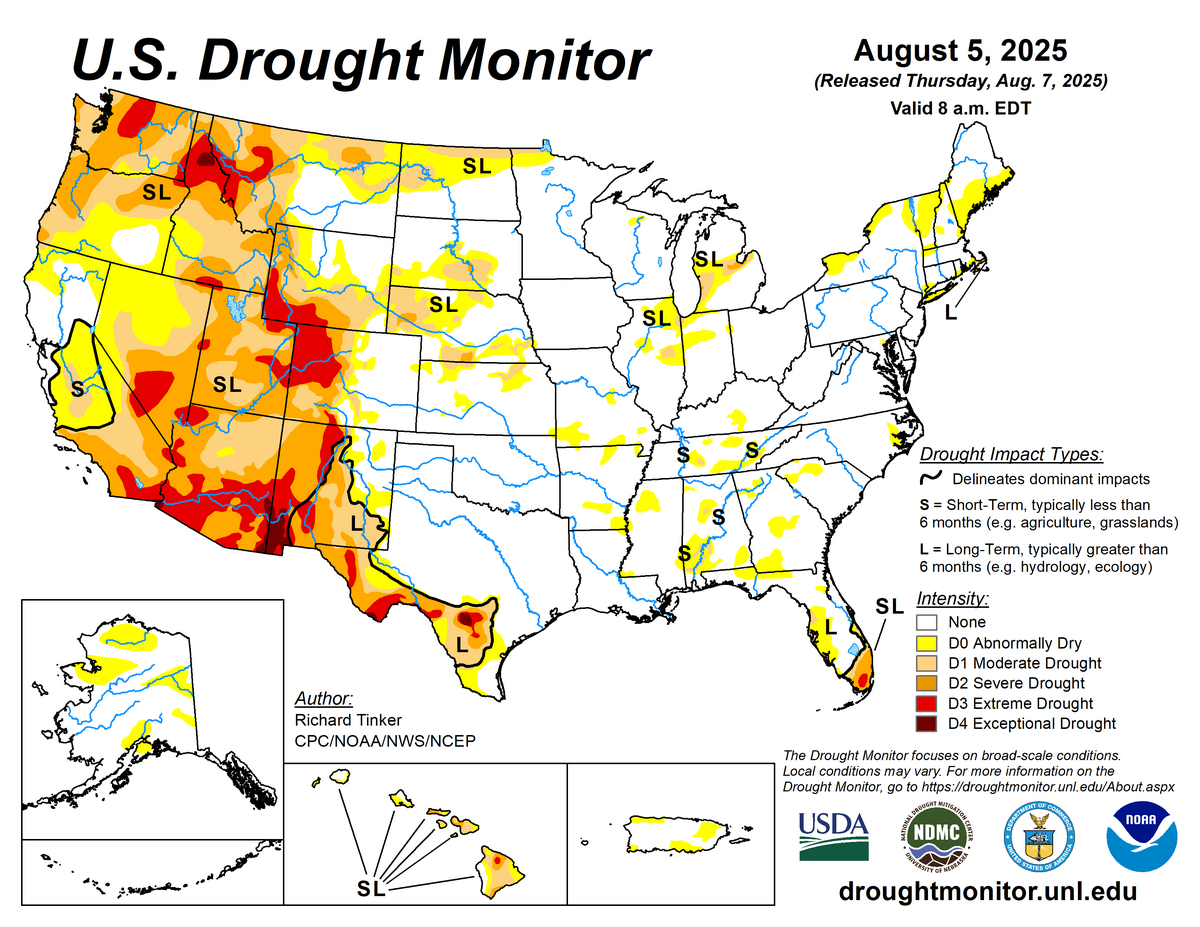US DROUGHT MONITOR
