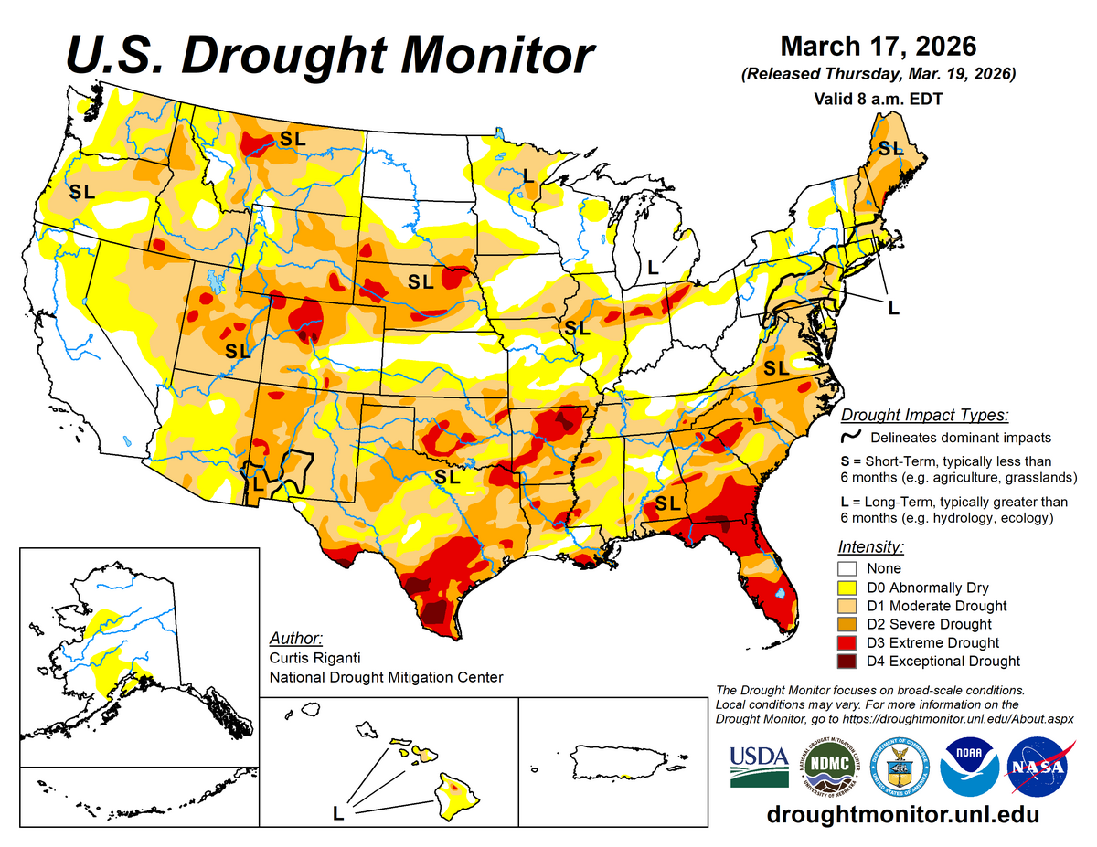 us drought monitor