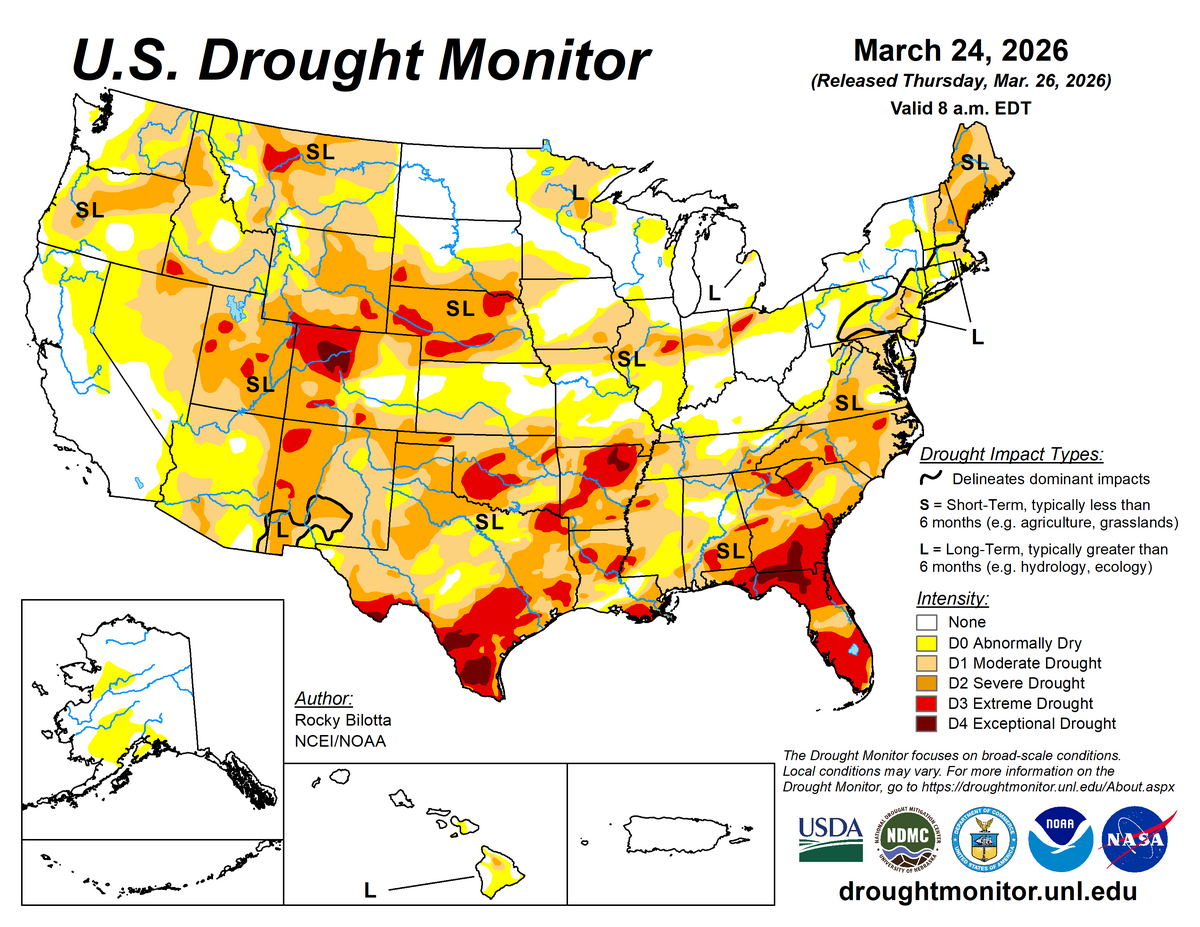 us drought monitor