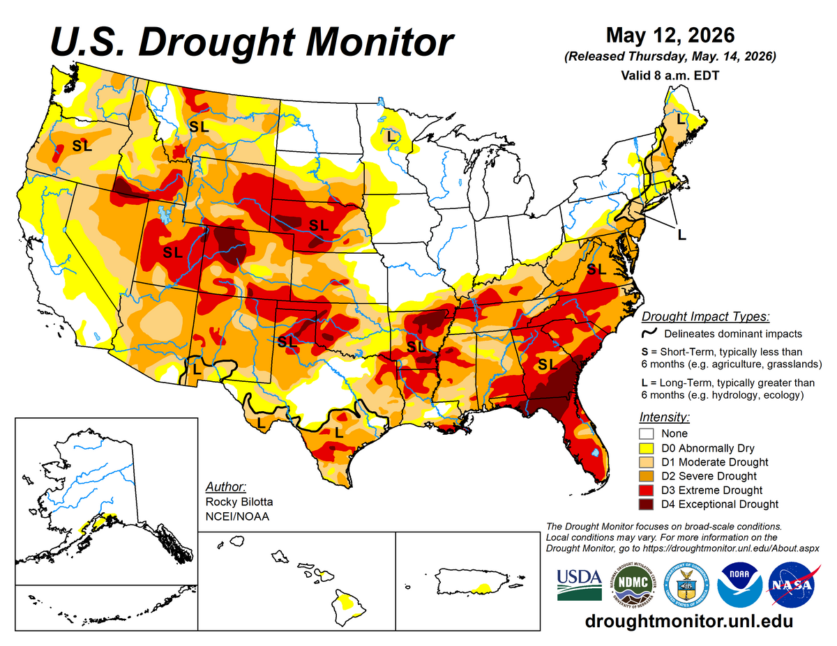 us drought monitor