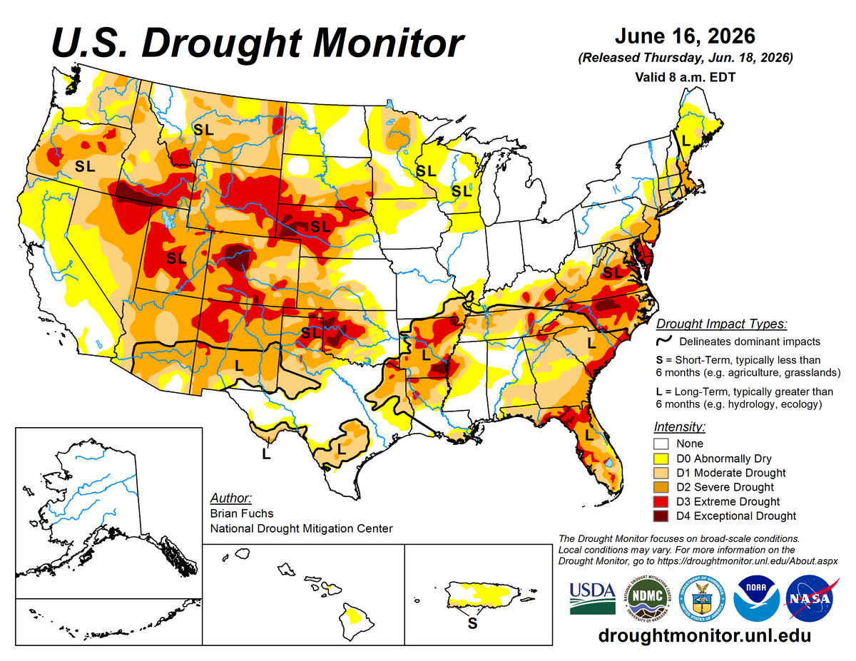 us drought monitor